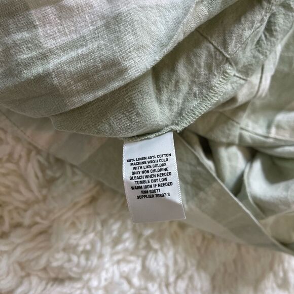 Peyton & Parker Green Checkered Plaid Short Sleeve Dress - Picture 6 of 6